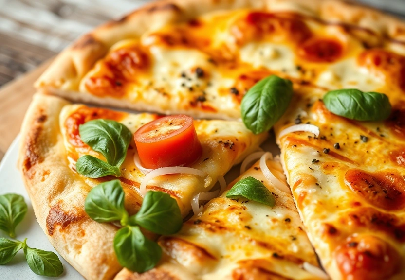 Representação visual: Pizza de Frigideira Rápida e Econômica