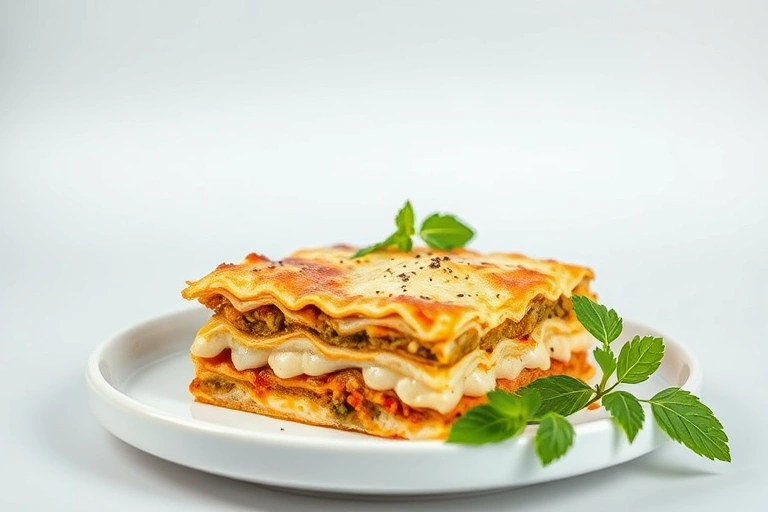 Conceitos visuais relacionados a Lasanha Fácil de Presunto e Queijo