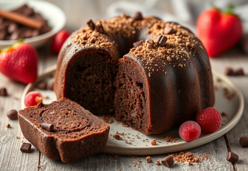 Representação visual: Receita de Bolo de Chocolate Molhadinho para Iniciantes