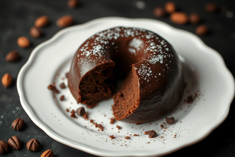 Conceitos visuais relacionados a Receita de Bolo de Chocolate Molhadinho para Iniciantes