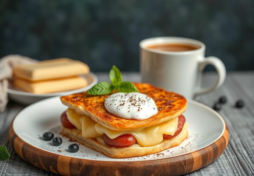 Representação visual: Receita de Panqueca Americana Fofinha para o Café da Manhã