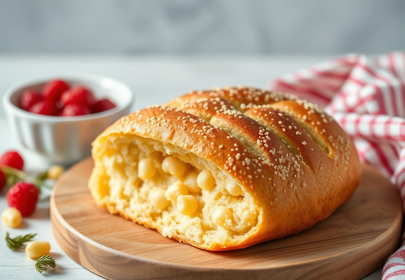 Representação visual: Receita de Pão Caseiro Macio para o Lanche da Tarde