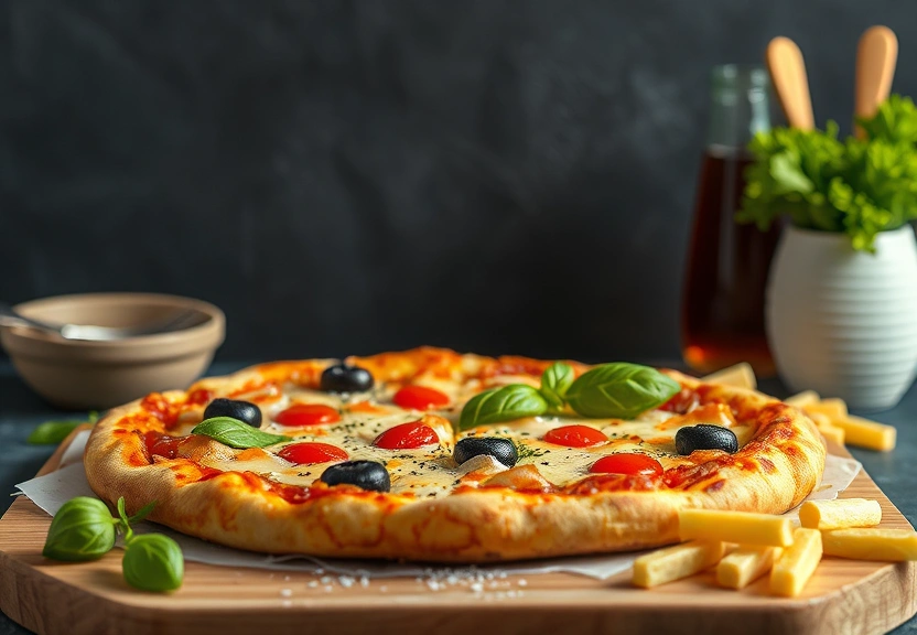 Representação visual: Receita de Pizza de Liquidificador Rápida para Emergências