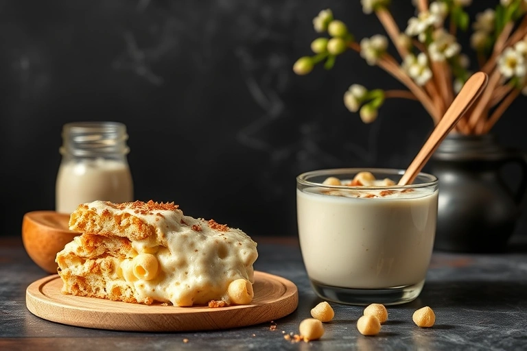 Conceitos visuais relacionados a Receita de Macarrão ao Molho Branco Cremoso para Reuniões